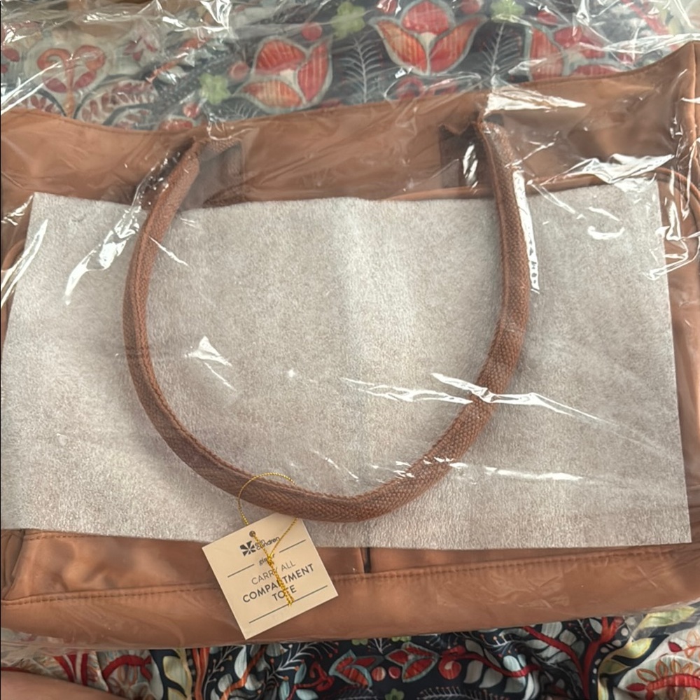 Erin Condren GINGER BROWN Carryall Tote Bag
